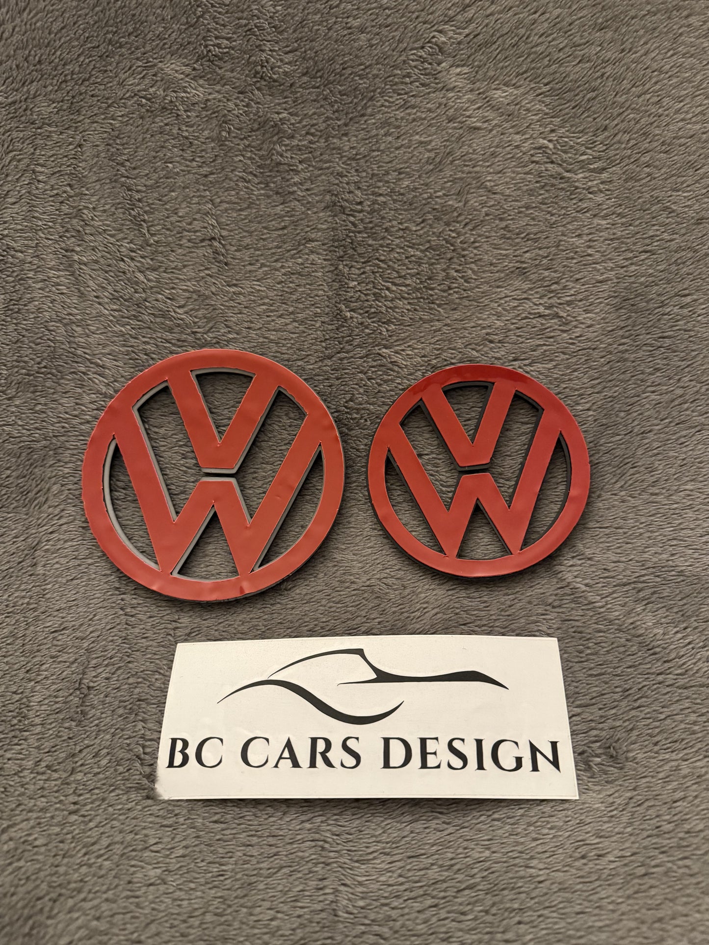 Lot Emblèmes Noir pour VW Scirocco - Avant + Arrières - 2009 / 2014