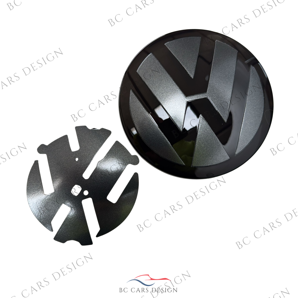 Set d'Emblèmes Avant et arrière pour Volkswagen Golf 7 Phase 1 et 2 - "Gris Indium"