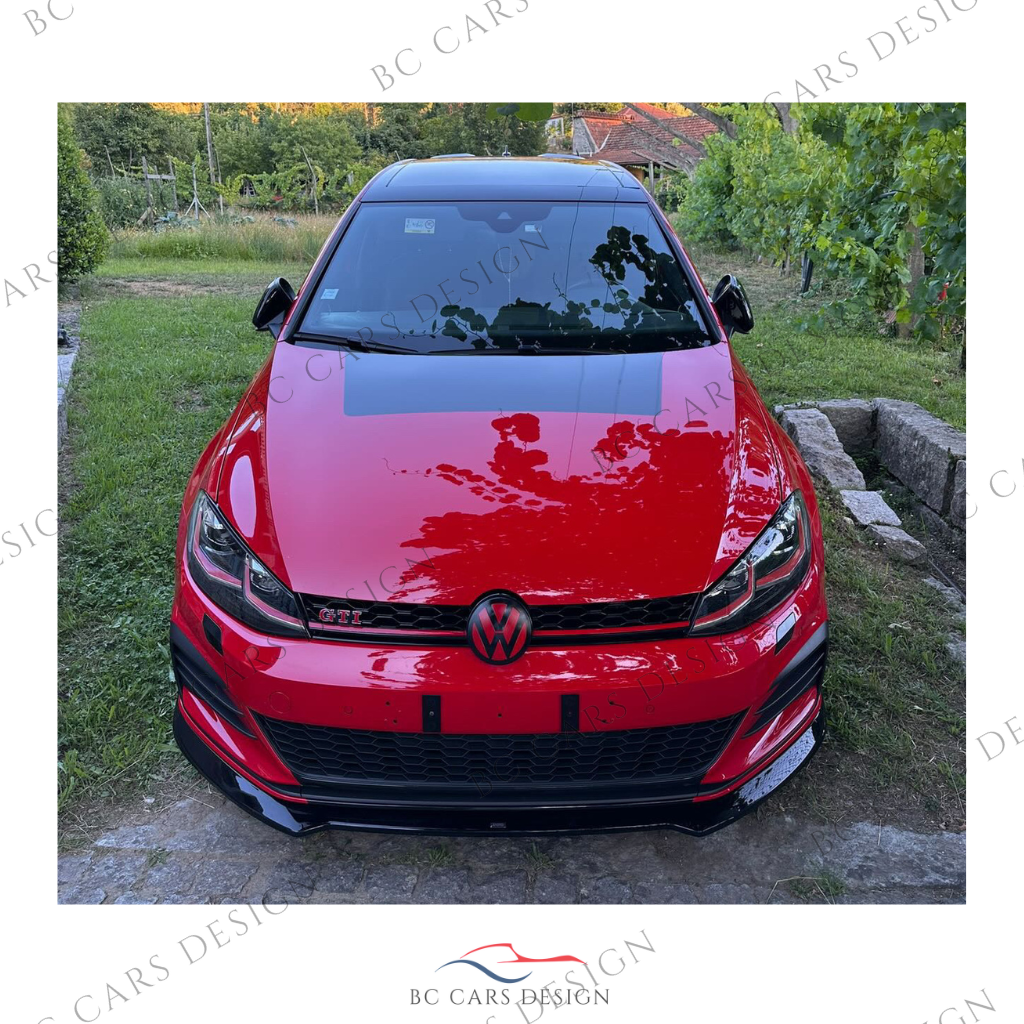 Emblème Avant pour Volkswagen Golf 7 Phase 1 et 2 - "Rouge Tornado"