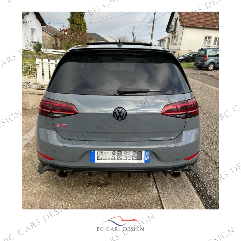 Emblème Arrière pour Volkswagen Golf 7 Phase 1 et 2 - "Pure Grey"