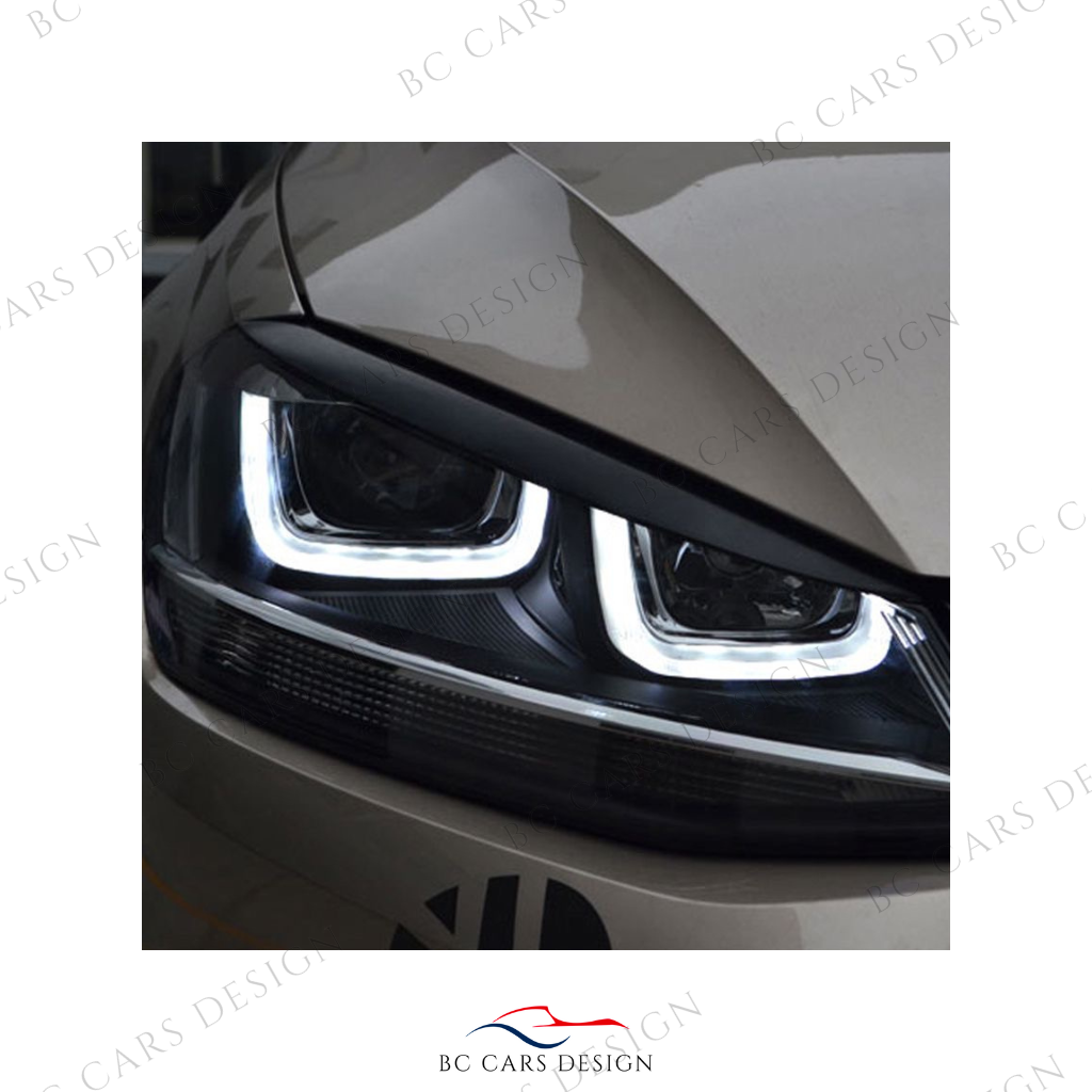 Paupières de phares pour Volkswagen Golf 7 / 7.5