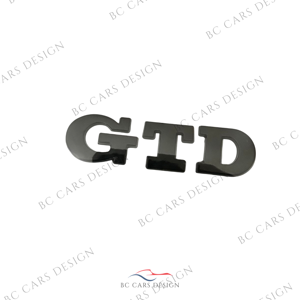 Monogramme GTD Noir - Avant + Arrière