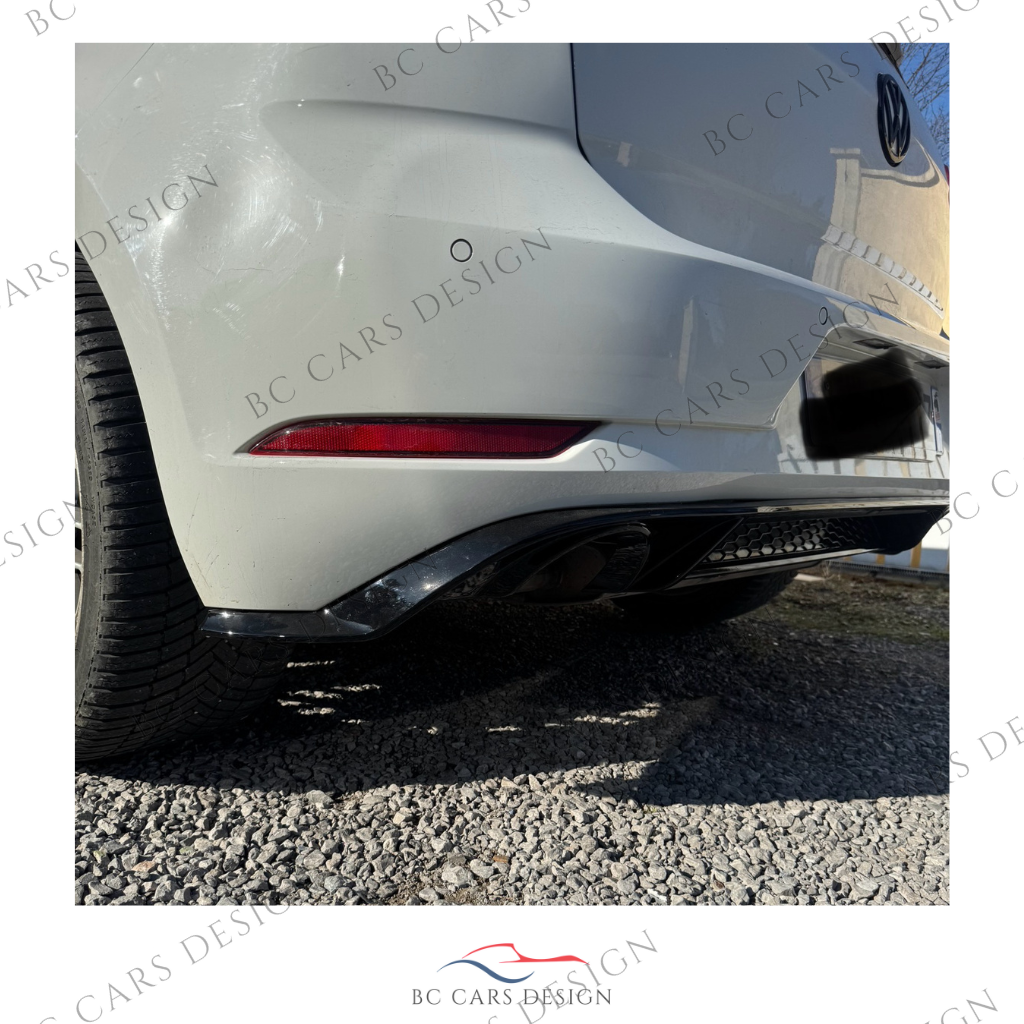 Diffuseur Complet Golf MK7.5 GTI - 2017 / 2020 - Noir Brillant
