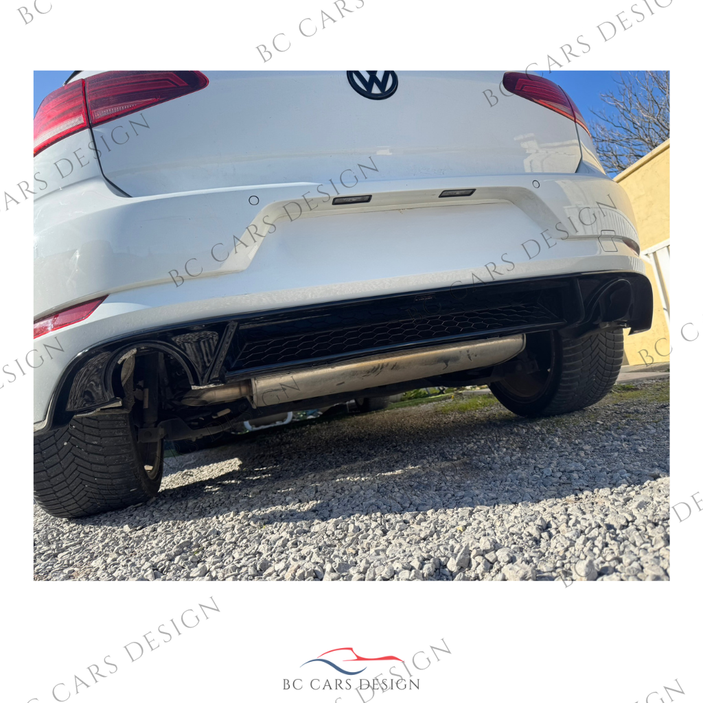 Diffuseur Complet Golf MK7.5 GTI - 2017 / 2020 - Noir Brillant