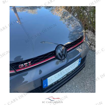 Set Emblèmes Avant + Arrière pour Volkswagen Golf 7 TCR Phase 2 - "Pure Grey"