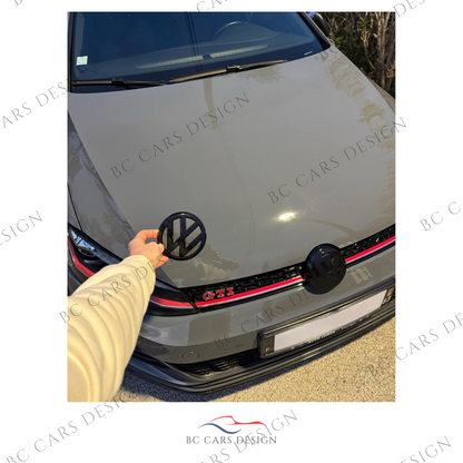 Emblème Avant pour Volkswagen Golf 7 Phase 1 et 2 - "Pure Grey"