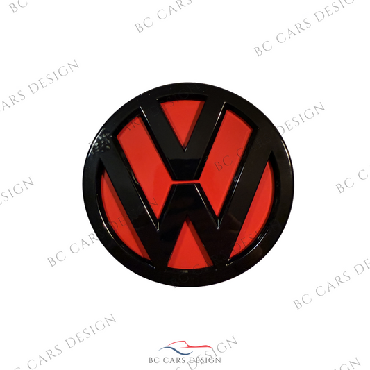 Emblème Arrière pour Volkswagen Golf 7 Phase 1 et 2 - "Rouge Tornado"